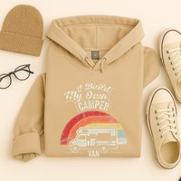 I Build My Own Camper Van Retro Style Hoodie