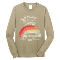 I Build My Own Camper Van Retro Style Long Sleeve Shirt