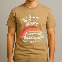 I Build My Own Camper Van Retro Style T-Shirt