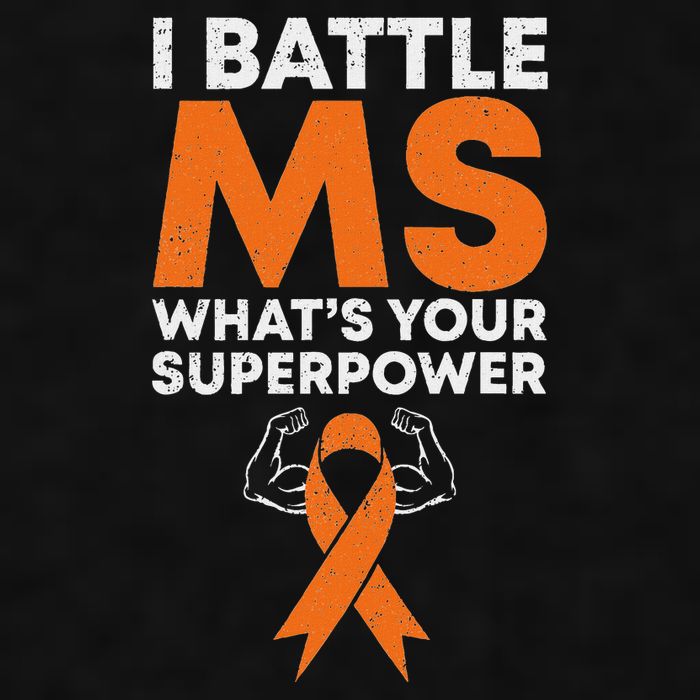 I Battle Ms WhatS Your Superpower Awareness Ribbon Ladies PosiCharge Tri-Blend Wicking Tank