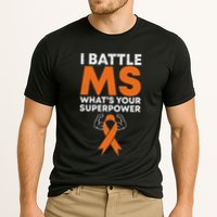 I Battle Ms WhatS Your Superpower Awareness Ribbon Performance Shirt