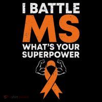 I Battle Ms WhatS Your Superpower Awareness Ribbon Impact Tech Backpack
