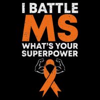 I Battle Ms WhatS Your Superpower Awareness Ribbon Sustainable Bucket Hat