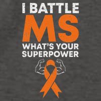 I Battle Ms WhatS Your Superpower Awareness Ribbon Vector Backpack