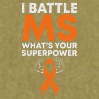 I Battle Ms WhatS Your Superpower Awareness Ribbon Garment-Dyed Women's Muscle Tee
