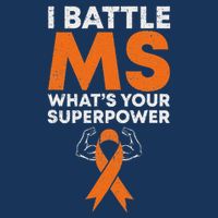 I Battle Ms WhatS Your Superpower Awareness Ribbon Infant Baby Jersey Bodysuit