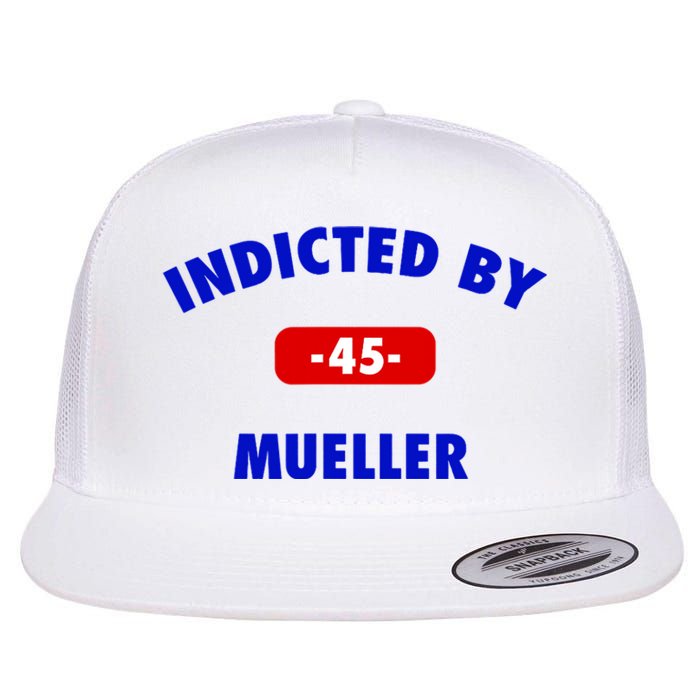 INDICTED BY MUELLER | 45th President Trump News Flat Bill Trucker Hat