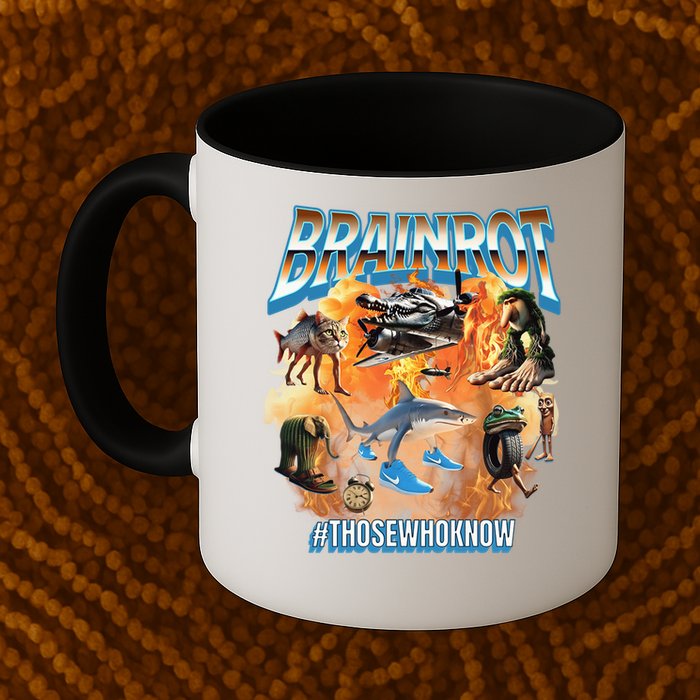 Italian Brainrot Meme Bootleg Mug