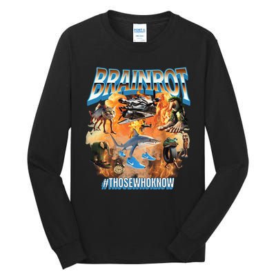 Italian Brainrot Meme Bootleg Tall Long Sleeve T-Shirt