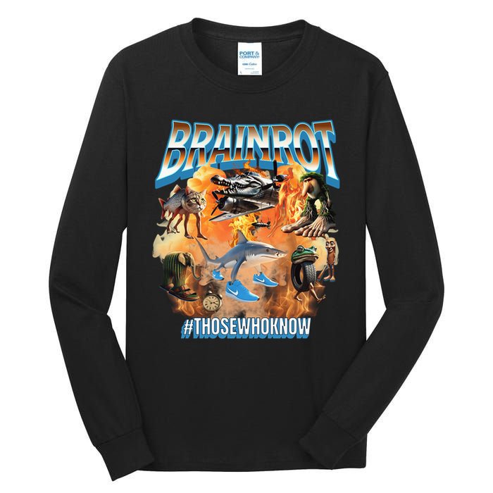 Italian Brainrot Meme Bootleg Tall Long Sleeve T-Shirt