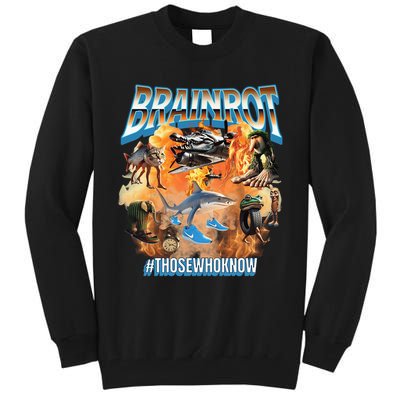 Italian Brainrot Meme Bootleg Tall Sweatshirt