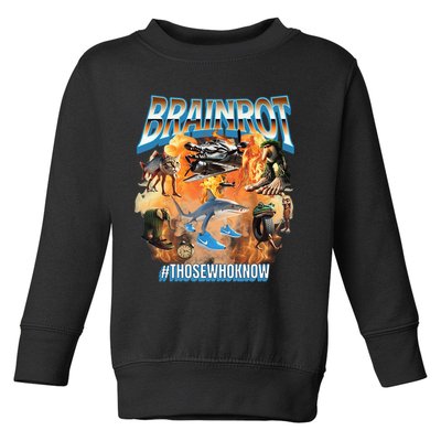 Italian Brainrot Meme Bootleg Toddler Sweatshirt