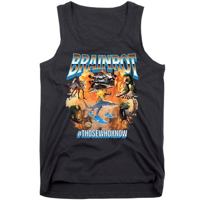Italian Brainrot Meme Bootleg Tank Top