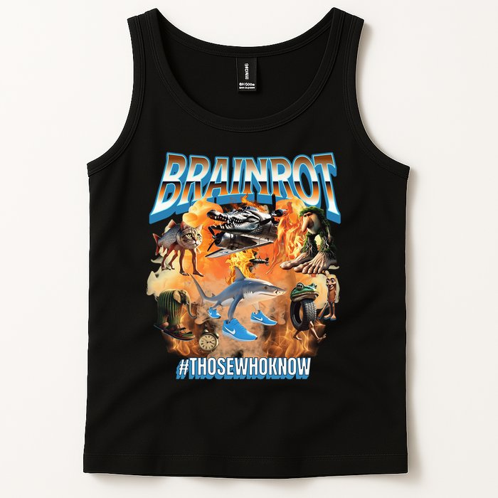 Italian Brainrot Meme Bootleg Tank Top