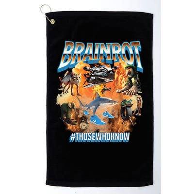 Italian Brainrot Meme Bootleg Golf Towel