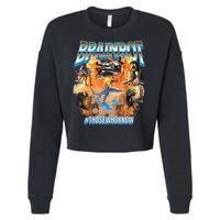 Italian Brainrot Meme Bootleg Cropped Pullover Crew
