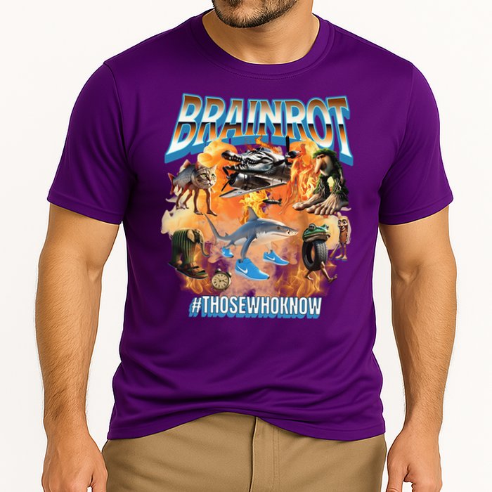 Italian Brainrot Meme Bootleg Performance Shirt