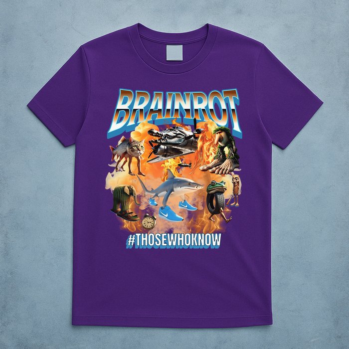 Italian Brainrot Meme Bootleg T-Shirt