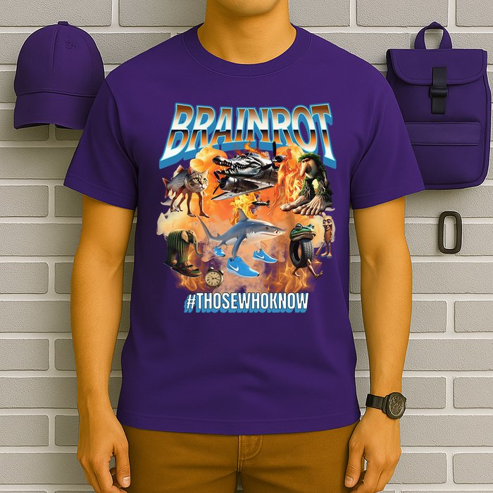 Italian Brainrot Meme Bootleg T-Shirt