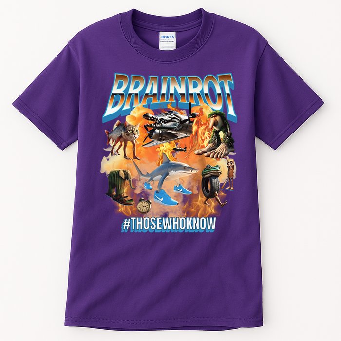 Italian Brainrot Meme Bootleg Tall T-Shirt