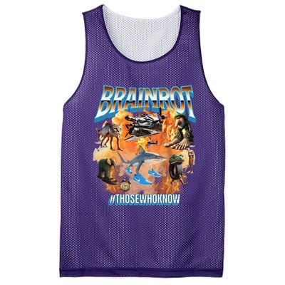 Italian Brainrot Meme Bootleg Mesh Reversible Basketball Jersey Tank