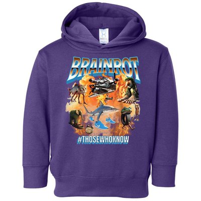 Italian Brainrot Meme Bootleg Toddler Hoodie