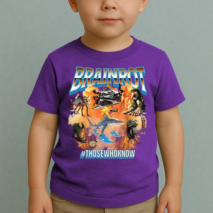 Italian Brainrot Meme Bootleg Toddler T-Shirt