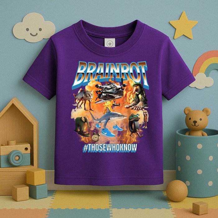 Italian Brainrot Meme Bootleg Toddler T-Shirt