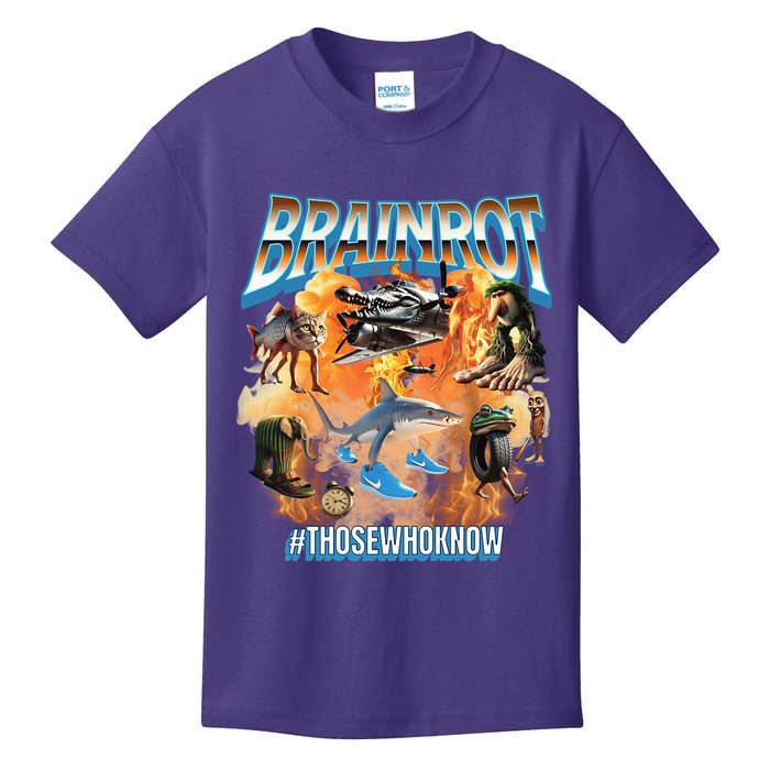 Italian Brainrot Meme Bootleg Kids T-Shirt