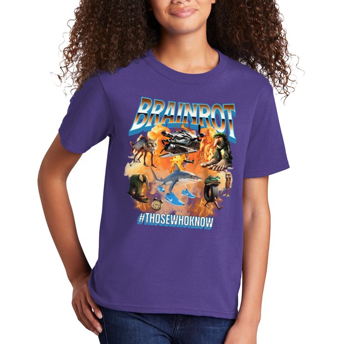 Italian Brainrot Meme Bootleg Kids T-Shirt