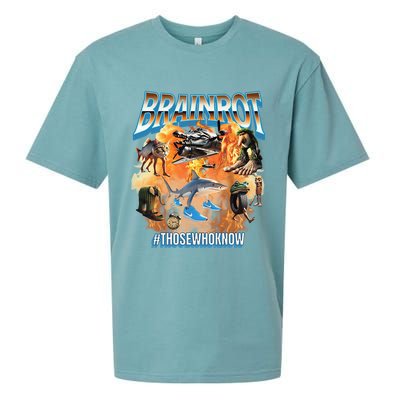 Italian Brainrot Meme Bootleg Sueded Cloud Jersey T-Shirt