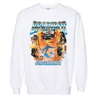 Italian Brainrot Meme Bootleg Garment-Dyed Sweatshirt