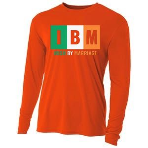 Irish By Marriage IBM Funny St Patrick's Day Cooling Performance Long Sleeve Crew