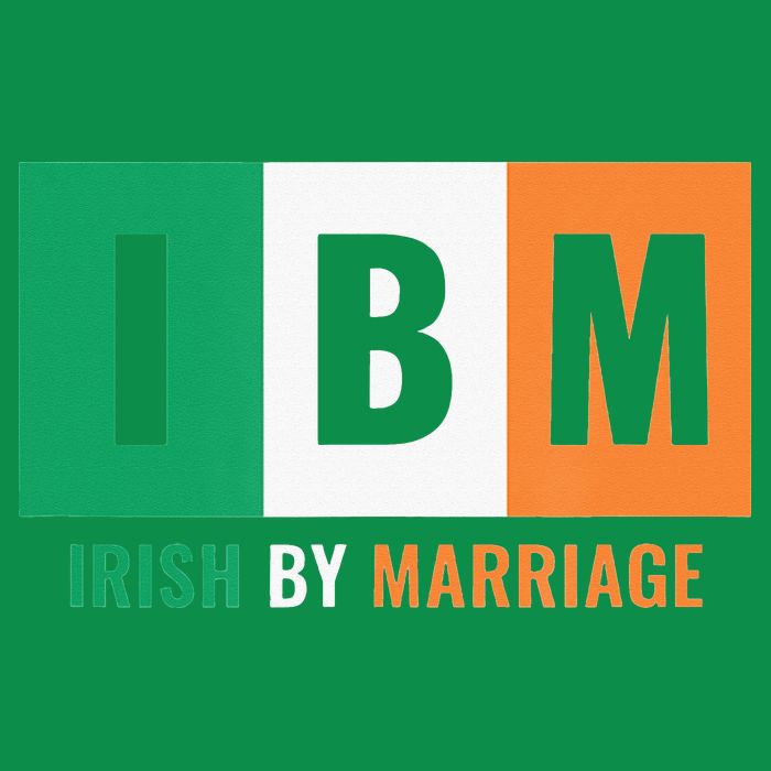 Irish By Marriage IBM Funny St Patrick's Day Hoodie