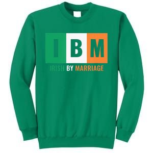 Irish By Marriage IBM Funny St Patrick's Day Sweatshirt