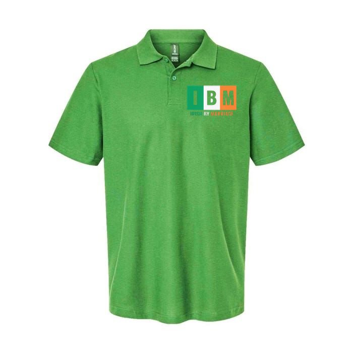 Irish By Marriage IBM Funny St Patrick's Day Softstyle Adult Sport Polo