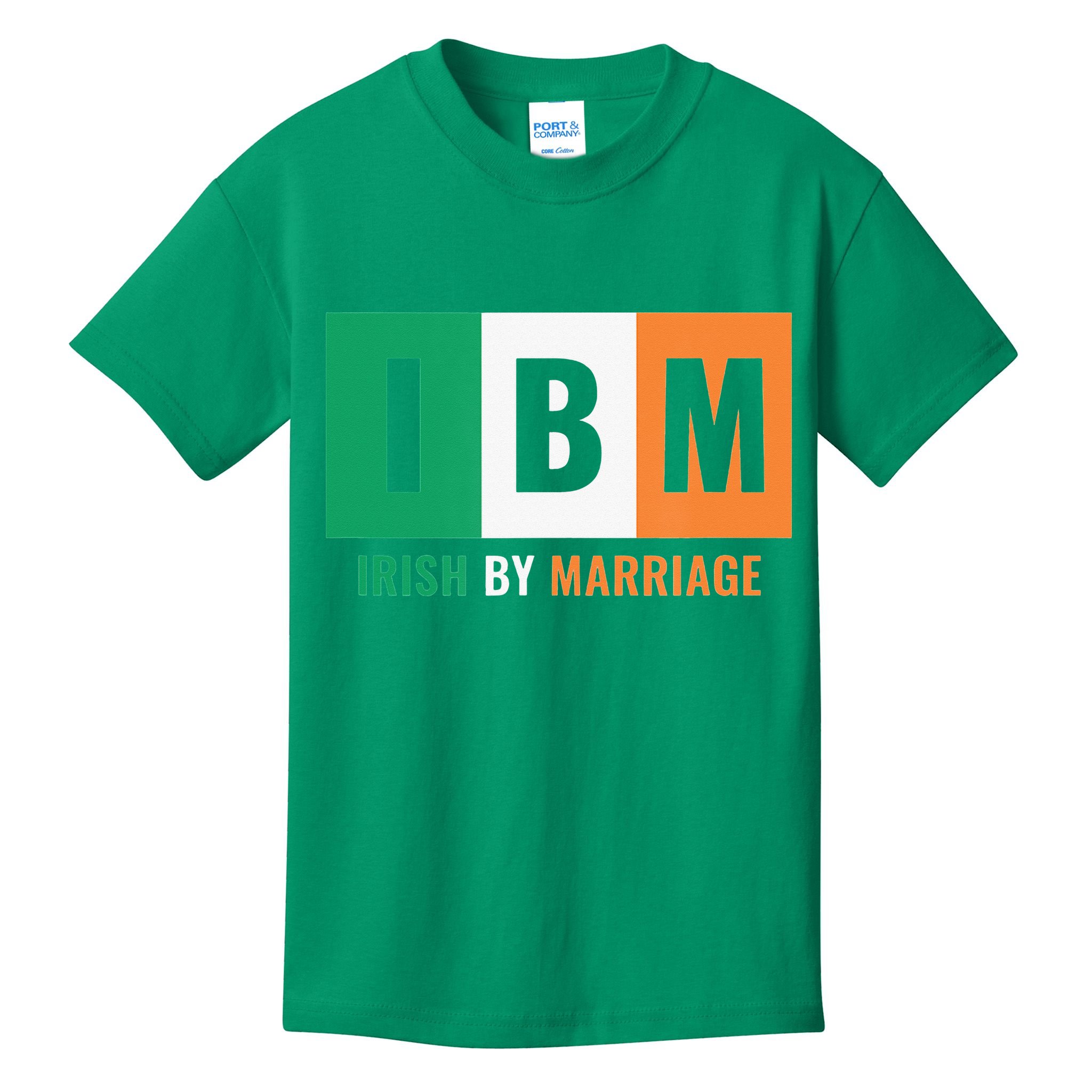 Irish By Marriage IBM Funny St Patrick's Day Kids T-Shirt