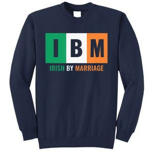 Irish By Marriage IBM Funny St Patrick's Day Tall Sweatshirt