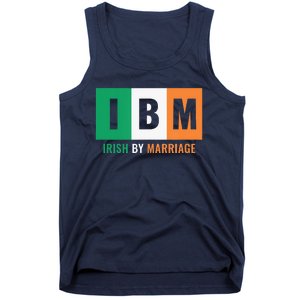 Irish By Marriage IBM Funny St Patrick's Day Tank Top