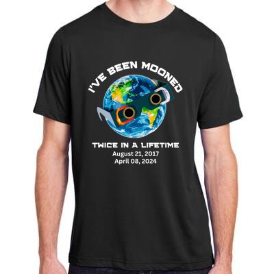 IVe Been Mooned Twice In A Lifetime Total Solar Eclipse Adult ChromaSoft Performance T-Shirt