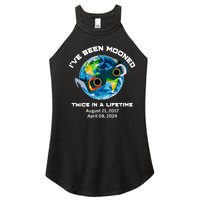 IVe Been Mooned Twice In A Lifetime Total Solar Eclipse Women’s Perfect Tri Rocker Tank