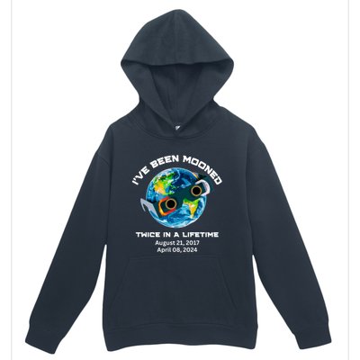 IVe Been Mooned Twice In A Lifetime Total Solar Eclipse Urban Pullover Hoodie