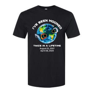 IVe Been Mooned Twice In A Lifetime Total Solar Eclipse Softstyle® CVC T-Shirt