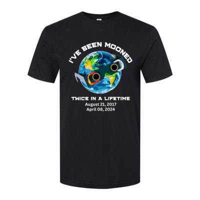 IVe Been Mooned Twice In A Lifetime Total Solar Eclipse Softstyle® CVC T-Shirt