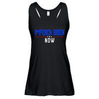 Impeach Biden Now Biden Disaster Ladies Essential Flowy Tank