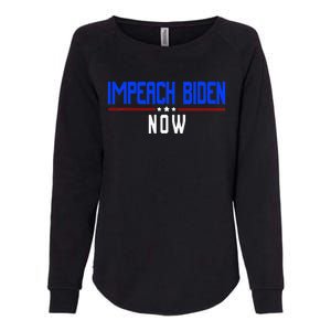 Impeach Biden Now Biden Disaster Womens California Wash Sweatshirt