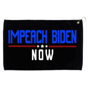 Impeach Biden Now Biden Disaster Grommeted Golf Towel