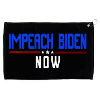 Impeach Biden Now Biden Disaster Grommeted Golf Towel