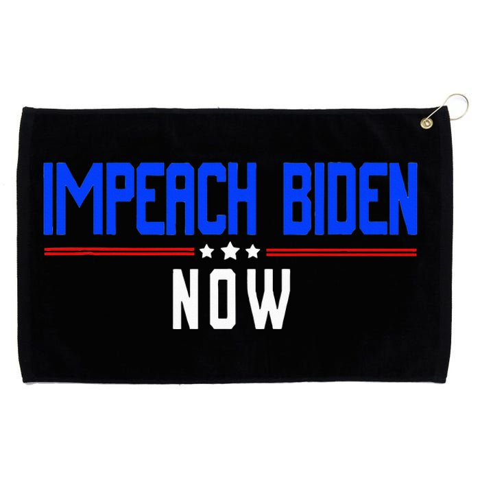 Impeach Biden Now Biden Disaster Grommeted Golf Towel