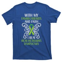 I Beat Noncute Gifthodgkin Lymphoma Survivor Cancer Warrior Great Gift T-Shirt